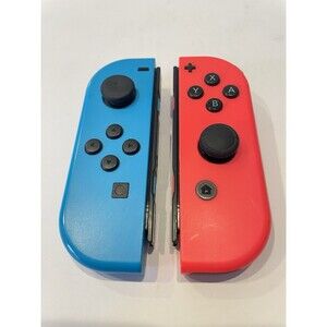 OEM Nintendo switch Joy-Con Pair Neon Red/Blue controllets Authentic new analog